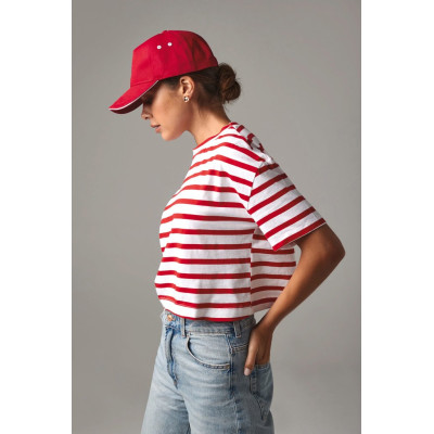 Men ultimate 5 panels cap - contrast sandwich peak